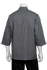 Three Quarter Sleeve Chef Coat: Gray