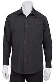 Men's Black Essential Dress Shirt