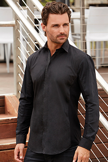 Mens Zip-front Shirt - side view