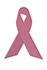 Breast Cancer Awareness Embroidery Ribbons - back view