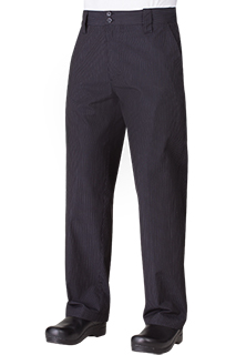 Essential Pro Pants: Fine Stripe - side view