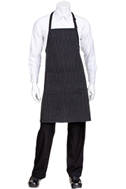 Bib Apron: Pinstripe