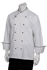 Champagne Executive Chef Coat - back view