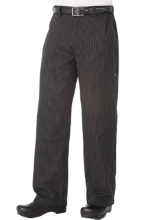 Professional Series Pant: Gray Stripe - side view