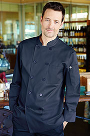 Torino Navy Blue Chef Coat