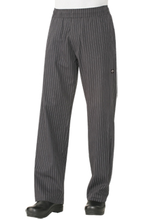 Better Built Baggy: Gray Pinstripe * - side view