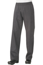 Better Built Baggy: Gray Pinstripe *