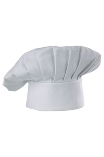 White Chef Hat - side view