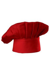 Red Chef Hat - side view