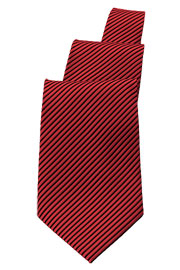 Burgundy/Black Striped Tie